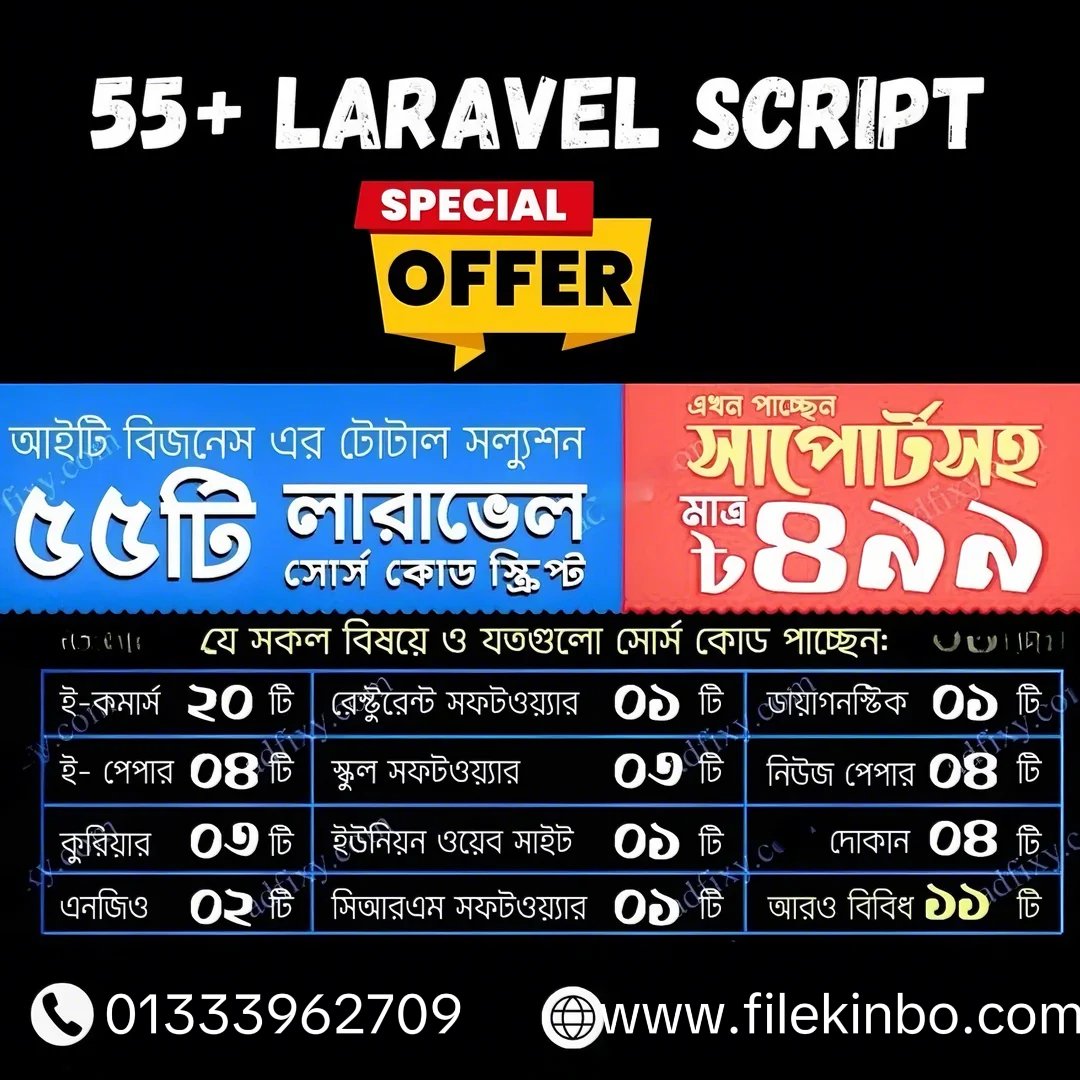 55+ Laravel Scripts for IT Businesses